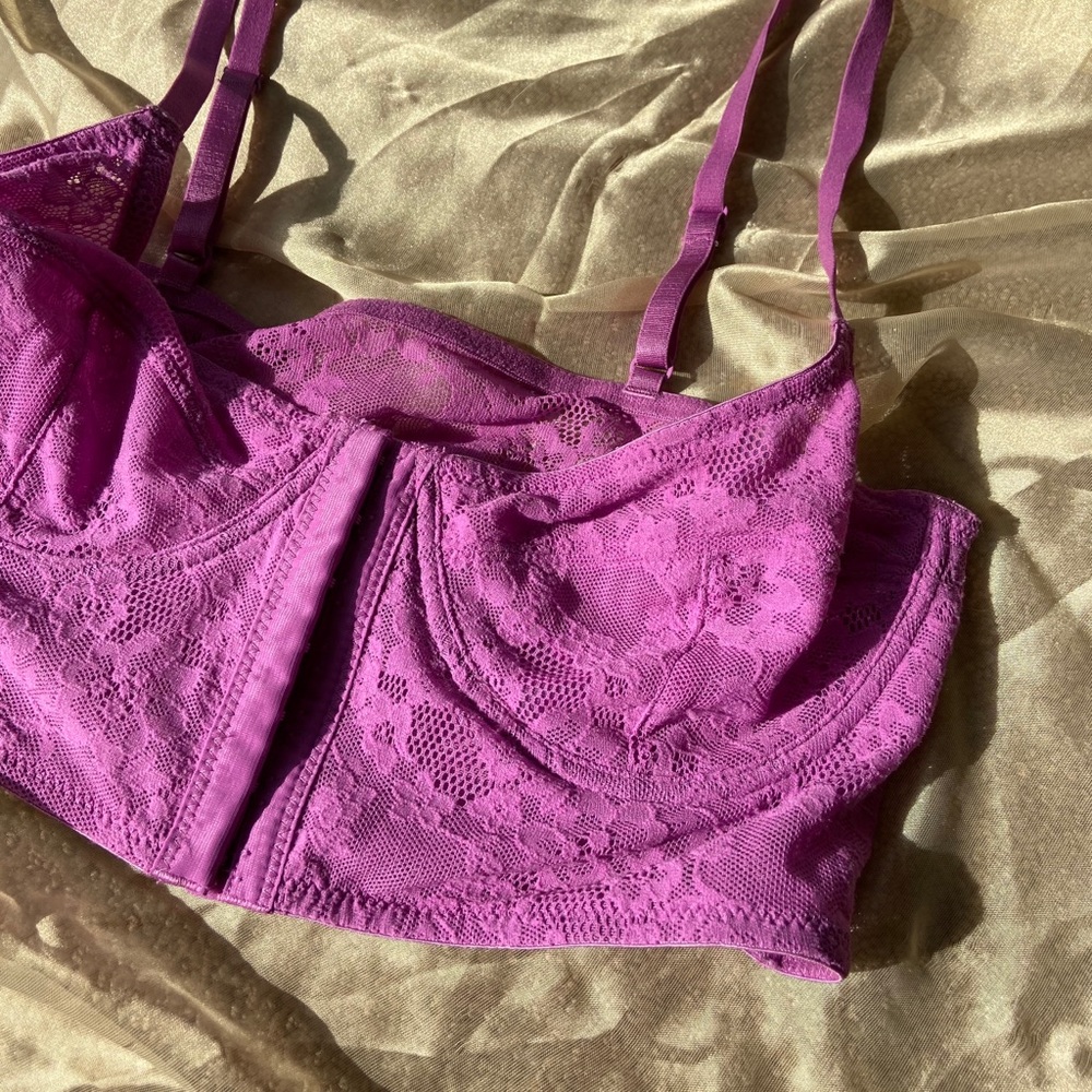 NWOT Free People Medium magenta bralette